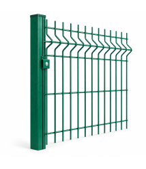 Stalp zincat de gard verde 60 x 40 x 1.5 mm, 1500 mm